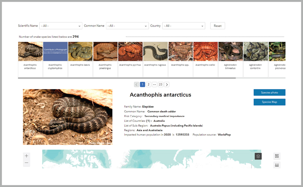 Click here: Snakebite Information and Data Platform - overview Click here: Snakebite Information and Data Platform - overview