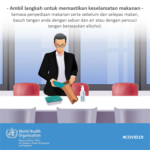 Take steps to ensure food safety Infographic of text